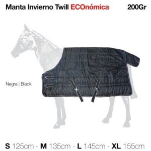 Manta invierno caballos Twill