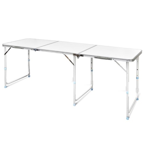 Mesa Plegable Aluminio 3 tramos 1.80×0.60×0.70cms Altura - Imagen 2