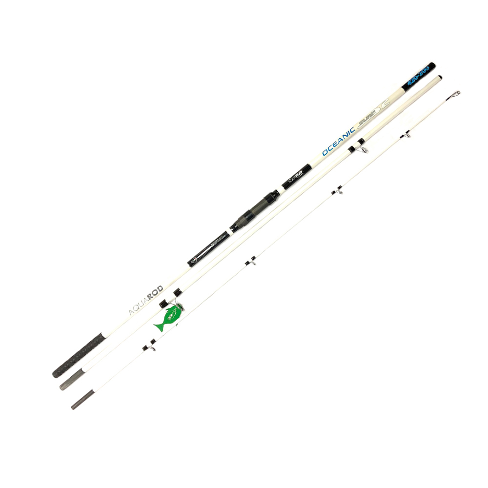 Ca?a Grafito Oceanic Surf 3.90m 3 tramos 140grs Plomo