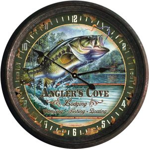 Reloj Pared Hojalata Envejecida Tapa Vidrio Regalo Original