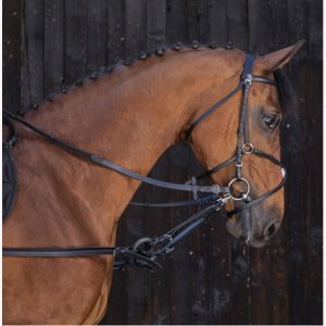 Riendas atar anilla goma