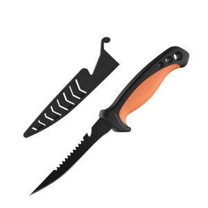 Cuchillo Filetero Con Saca Escamas Hoja 16.5cms
