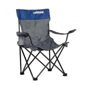 Silla Plegable Camping c/Portavaso 110 kg Marine Sports M-C
